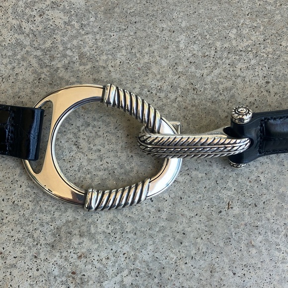 Brighton Leather and Metal Link Belt, 36 - Picture 2 of 6